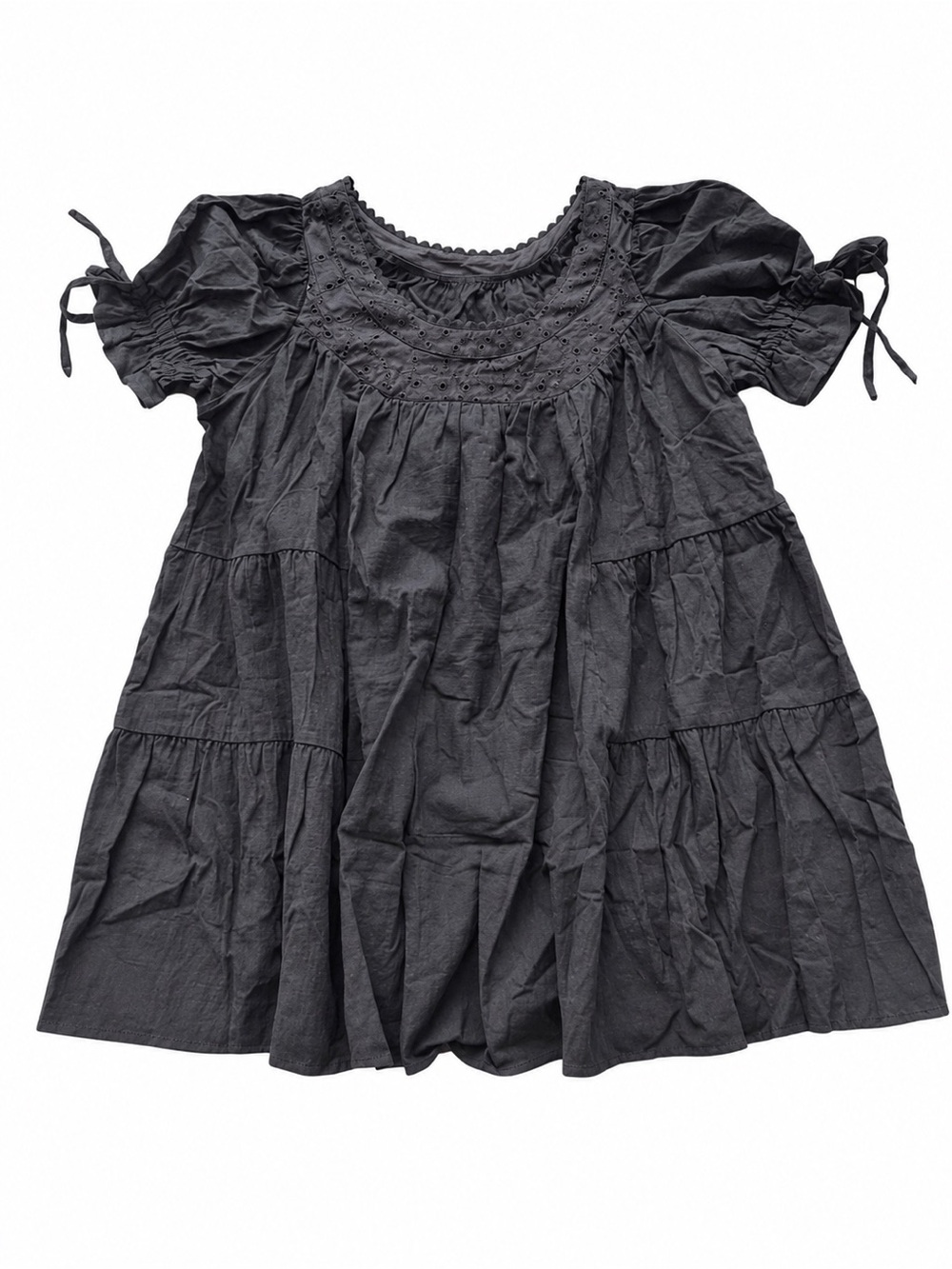 Black baby doll dress